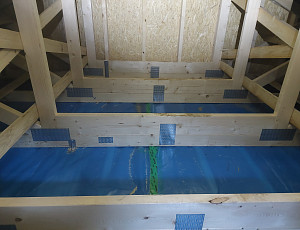 Zateplení novostavby pomocí dřevovláknité foukané izolace